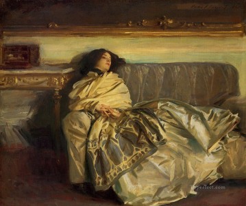 John Singer Sargent Painting - Repose John Singer Sargent